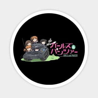 Chibi Girls Und Panzer Magnet